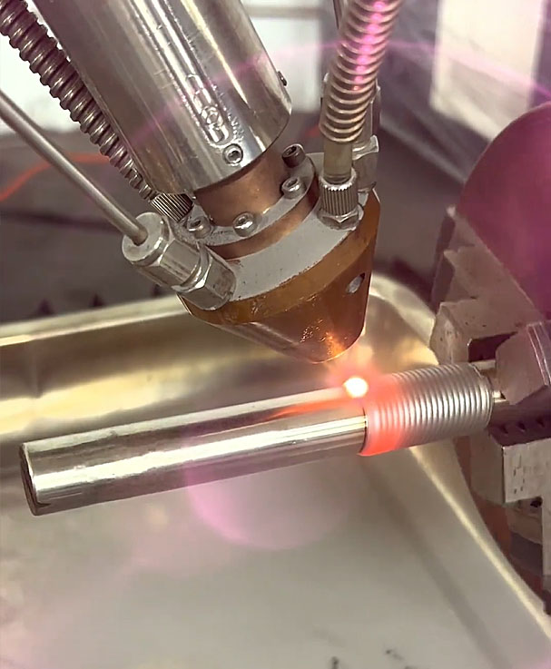 Turas Ath-bhreith Iarainn Sgudail: Dealbhan Beò de Phròiseas Càraidh Còmhdach Laser DED Iomlan